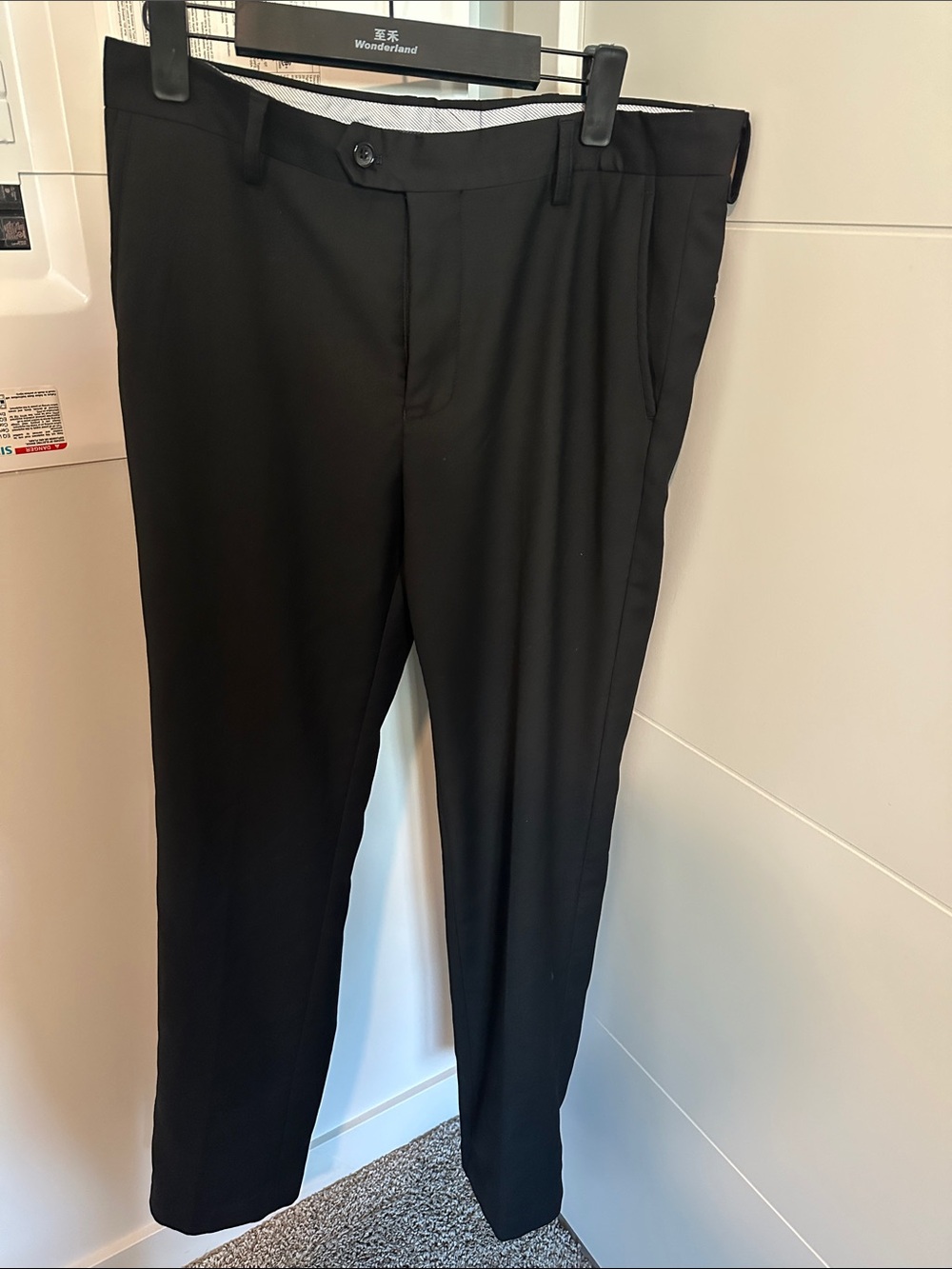 Men's Black Dress Pants - Classic Tailored Fit